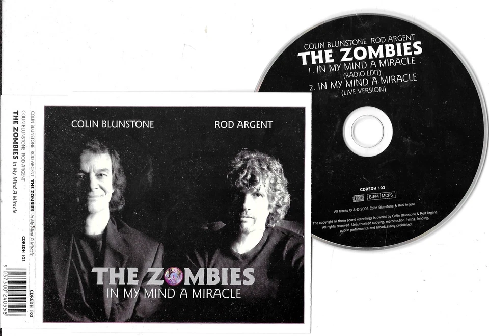 The Zombies -  In My Mind A Miracle   2-Track CD Single - Bild 1 von 1