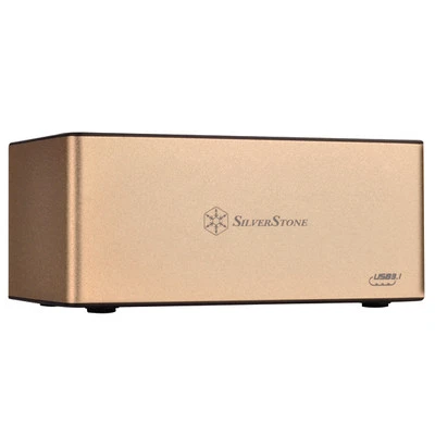 Silverstone SST-TS11G-C 3.5/2.5in SATA SSD/HDD USB3.1 Gen2 10Gbs Docking Station - Image 1 of 4