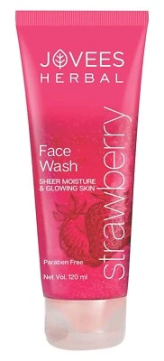 Jovees Strawberry Face Wash 120ml Nourishing Moisture Hydrating and Glowing Look - Image 1 of 4