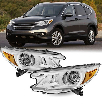 Faros esquineros ámbar izquierdo+derecho cromados 4 puertas para Honda CR-V 2012-2014 Foto 1 de 4