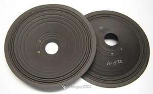 Pair Vintage 6" Paper Cones - Speaker Parts / W572 -- CS - Picture 1 of 2