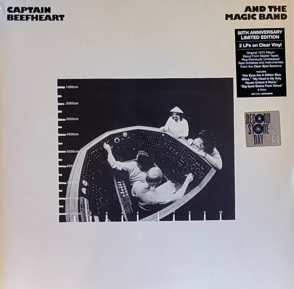 Captain Beefheart Clear Spot 2LP Clear Vinyl Record Day BF 2022 Rhino