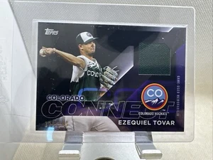 2024 Topps Series 2  Ezequiel Tovar - City Connect Relic Patch CC2-ET ROCKIES - Picture 1 of 2