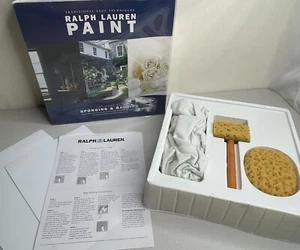 Ralph Lauren Paint Sponging & Ragging Tool Kit Traditional Faux Technique NEW - Picture 1 of 15