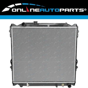Aluminium Alloy Radiator for Toyota Landcruiser Prado KZJ95R 4cyl 3.0L 2000-2002 - Picture 1 of 7
