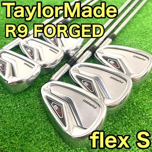 TaylorMade R9 Forged Iron Set 6pcs 5-pw NSPRO 950GH Flex S - Picture 1 of 7