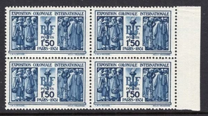 FRANCE / POSTAGE 1930-1931 / Y&T # 274 BLOCK OF 4 MINT MNH / CV 530$ - Picture 1 of 3