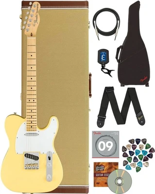 Fender American Performer Telecaster - Vintage White w/ Hard Case - Image 1 of 4