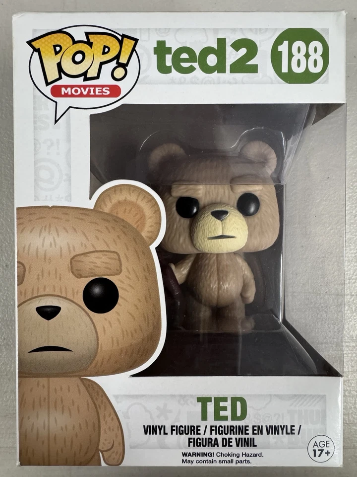 Ted 188 ~ Ted 2 ~ Vinilo Funko Pop ~ Películas + PROTECTOR POP GRATIS Foto 1 de 4