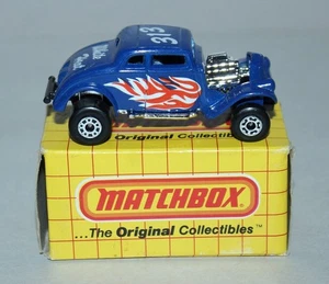 MATCHBOX MB69 BLUE '33 WILLY'S STREET ROD FLAMES TEMPA MIB - Picture 1 of 1