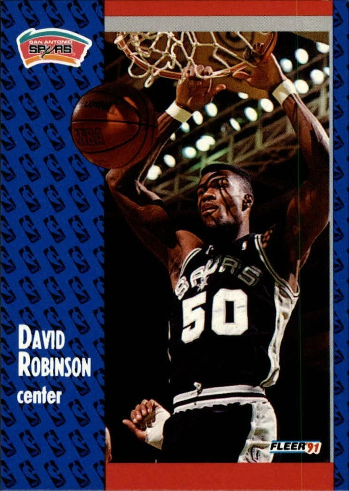 Карта Дэвида Робинсона 1991 Fleer 187 - Изображение 1 из 1