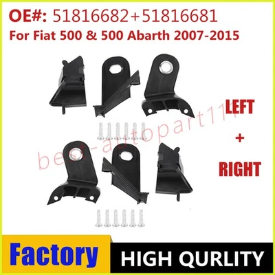 Juego de un kit de reparación de terminales de soporte de faros para Fiat 500 y 500 Abarth 2007-2015 Foto 1 de 4