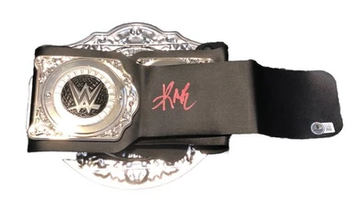 Kane Signed Autographed WWE Championship Wrestling Title Belt Beckett COA - Image 1 of 4
