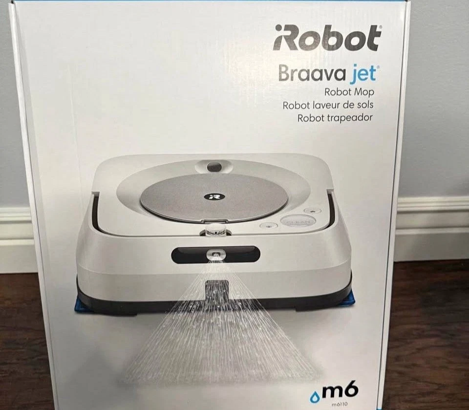 Robot fregona iRobot Braava Jet M6 Ultimate conectado a Wi-Fi - blanco Foto 1 de 4