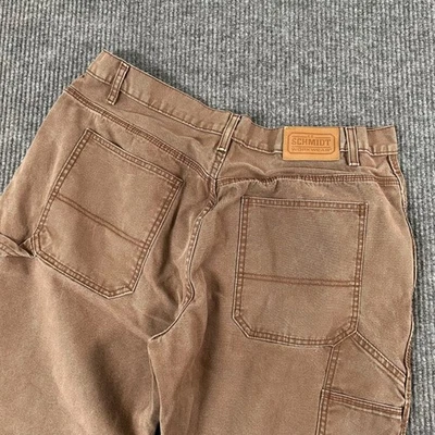 C. E. Schmidt Workwear Mens 36x31 Carpenter Pants Canvas Utility Workwear Grunge - Image 1 of 4