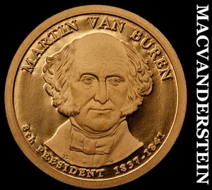 Dólar presidencial Martin Van Buren 2008-S - elección gema prueba brillante #E7305 - Imagen 1 de 2