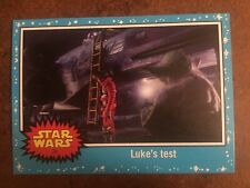 Luke’s Test 24 Star Wars Journey To The Last Jedi Blue Card