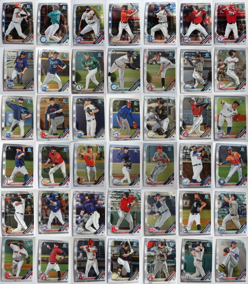 2019 Bowman Draft Picks & Prospects Chrome Refractor Complete Your Set U Pick - Image 1 of 1