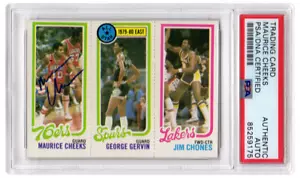 Maurice Cheeks Signed 76ers 1980-81 Topps Rookie Card #178 - (PSA Encapsulated) - Picture 1 of 2