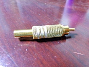 Pro Signal Psg03777 Phono Plug, Gold, White, 6-7mm,8PK,(EF) - Picture 1 of 5