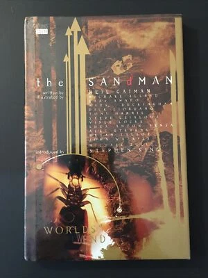 Neil Gaiman THE SANDMAN: WORLD'S END First ed Stephen King HC DJ Graphic Novel Foto 1 de 2