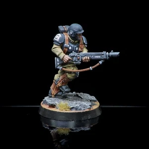 Pro Painted Warhammer 40k Cadian Shock Trooper - Picture 1 of 6