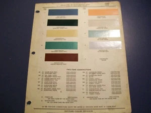 Set trucioli di vernice colori auto Ford 1954 - Ditzler - Foto 1 di 1