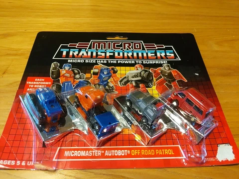 Vintage Transformers G1 Micromaster Off road Patrol complete with cardboard Cover