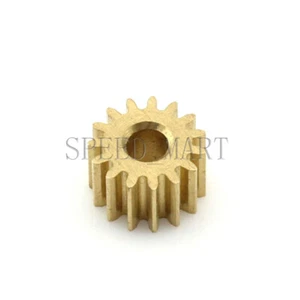 0,5M14T 2 mm 3 mm diámetro 14 dientes módulo 5 mm motor engranaje de pista de metal - Imagen 1 de 4