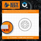 2X Brake Discs Pair Solid Fits Audi A3 8P1, 8Pa 2.0D Rear 03 To 13 260Mm Set New