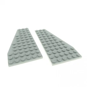 2x Lego Flügel Platte 12x6 rechts links neu-hell grau Star Wars 75159 30356 3035 - Bild 1 von 1