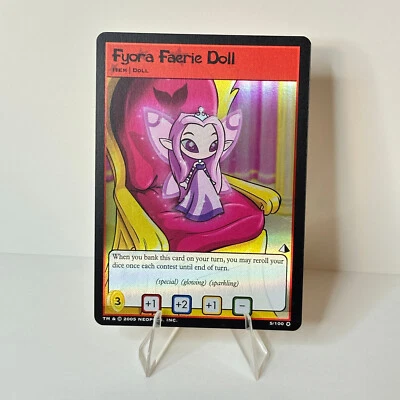 Neopets TCG Fyora Faerie Doll Holo Lost Desert 5/100 2005 NM - Image 1 of 4
