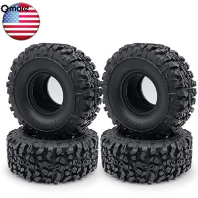 Qmore 2.2" 140MM Super Soft Rubber Mud / Rough Terrain Tire for 1:10 RC Crawler - Image 1 of 4