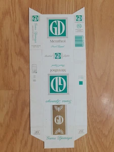 opened empty cigarette soft pack--84 mm--GD - Picture 1 of 1