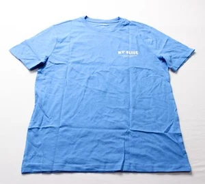 Old Navy Men's Short Sleeve Funny Graphic T-Shirt CA4 3D Blue Medium NWT - Picture 1 of 3