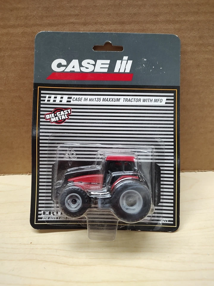 1997 ERTL Case IH Mx135 Maxxum Red Tractor With MFD