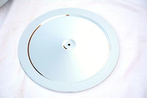 Limpiador de aire redondo cromado 14" para tapa de varilla de calle Ford Chevy Dodge BBC SBC GM - Imagen 1 de 1