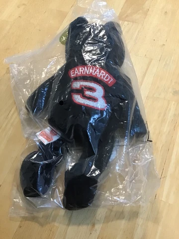 2001 Dale Earnhardt Sr beanie bear 23 Karat Gold’n Bears, # 3 ( BLACK ) Cover