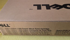 Genuine Dell Y924J Black Toner Cartridge 1230C 1235cn 1500pg OEM New bundle - Picture 1 of 4