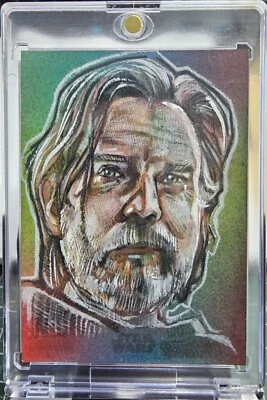 Topps Star Wars Obi Wan Kenobi Sketch Card 1/1 Ewan McGregor /  B.Scotchmer - Image 1 of 3