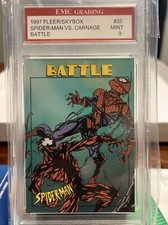 1997 Fleer Spider-Man .99 Spider-Man vs. Carnage #35 EMC 9