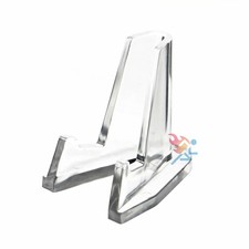 Small Display Stand Clear Acrylic Easel Holder for Pocket Watches, Lighters &