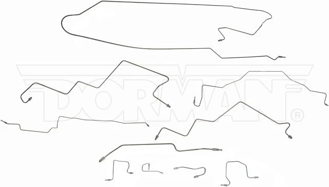 Kit de línea de freno preformado de acero inoxidable Dorman 919-263 para Dodge Ram 1500 Foto 1 de 4