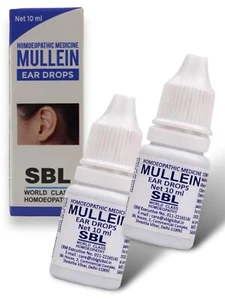 2X SBL Mullein Ear Drop For Remove Infection Pain Relief & Fungal Removal-10ml - Picture 1 of 3