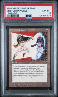 MIRROR UNIVERSE Legends Rare Reserved List PSA 8 MTG [Nostalgium] - Image 1 of 2