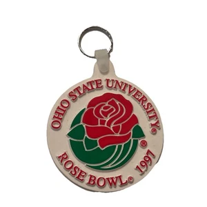Vintage Ohio State University Rose Bowl 1997 Keychain Football Buckeyes - Picture 1 of 5