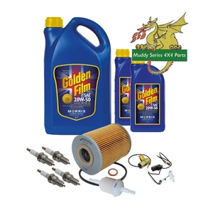 Land Rover Series 2 2A 3 2.25 Petrol Ducellier Service Kit & 20w50 Morris Oil - Picture 1 of 2