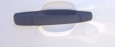 07 08 09 10 11 12 2013 14 GMC Sierra 2500 pasajero delantero derecho manija de puerta negra Foto 1 de 4