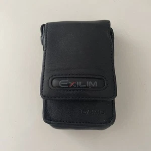 Estuche de transporte de cuero Casio Exilim para cámaras digitales compactas Casio negro - Imagen 1 de 5