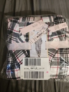 *NUEVO CON ETIQUETAS VICTORIA'S SECRET Pijama Mujer 2 Piezas Franela Largo PJ Set TALLA PEQUEÑA $59.95 - Imagen 1 de 6
